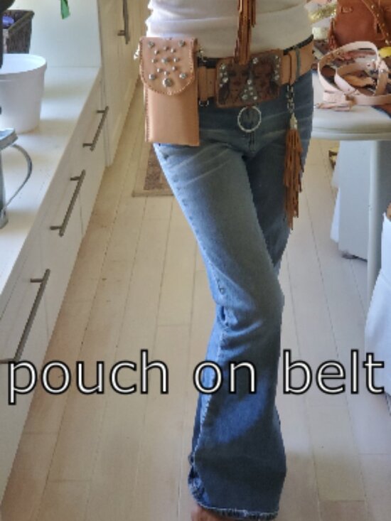 Women’s Belt + Crossbody Bag Set — 100% Full‑Grain Leather handcrafted main image 7